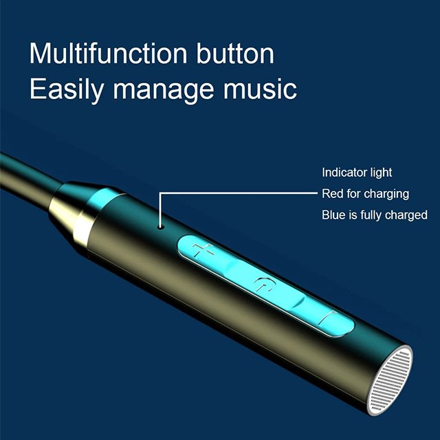 G01 Tws Neck Wireless Blue tooth Earphones Magnetic Earbuds Earphones Sports Running Headphone With Usb Port Noise Cancellation