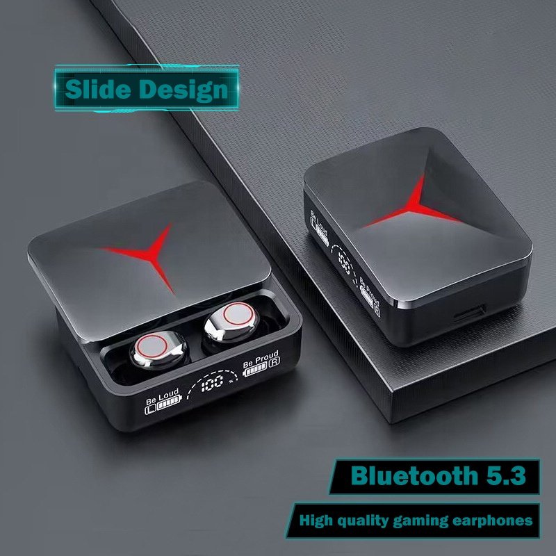 China factory wholesale cheap TWS wireless bluetooth noise cancelling gaming earphones in-ear touch headsets with power bank