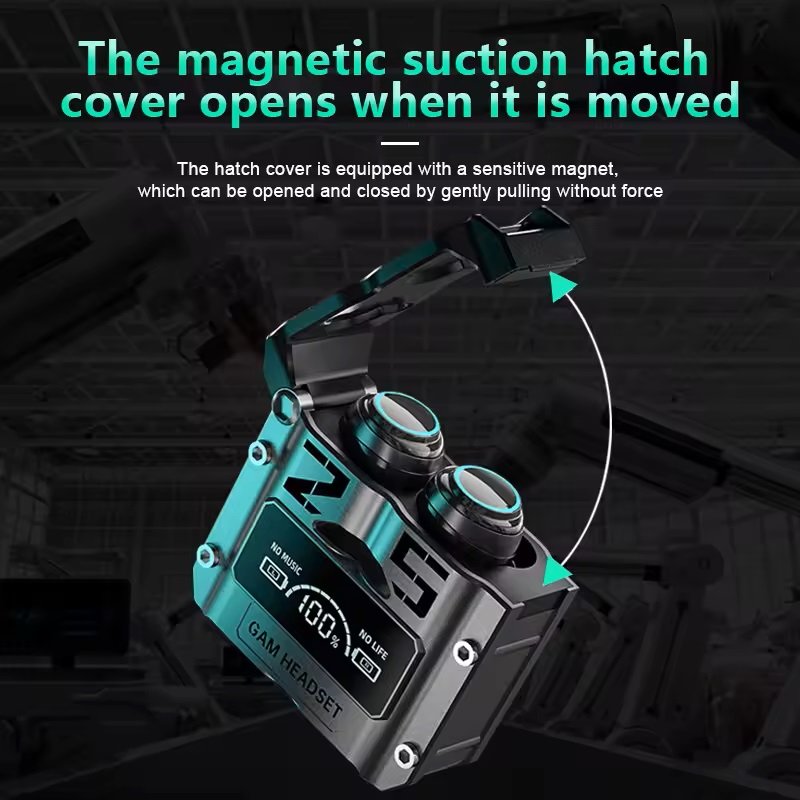 2024 New Customized M25 Tws Mini Game Auriculare Wireless Earphone Bt5.2 Waterproof Wireless Earbuds In-ear Headphones Bluetooth