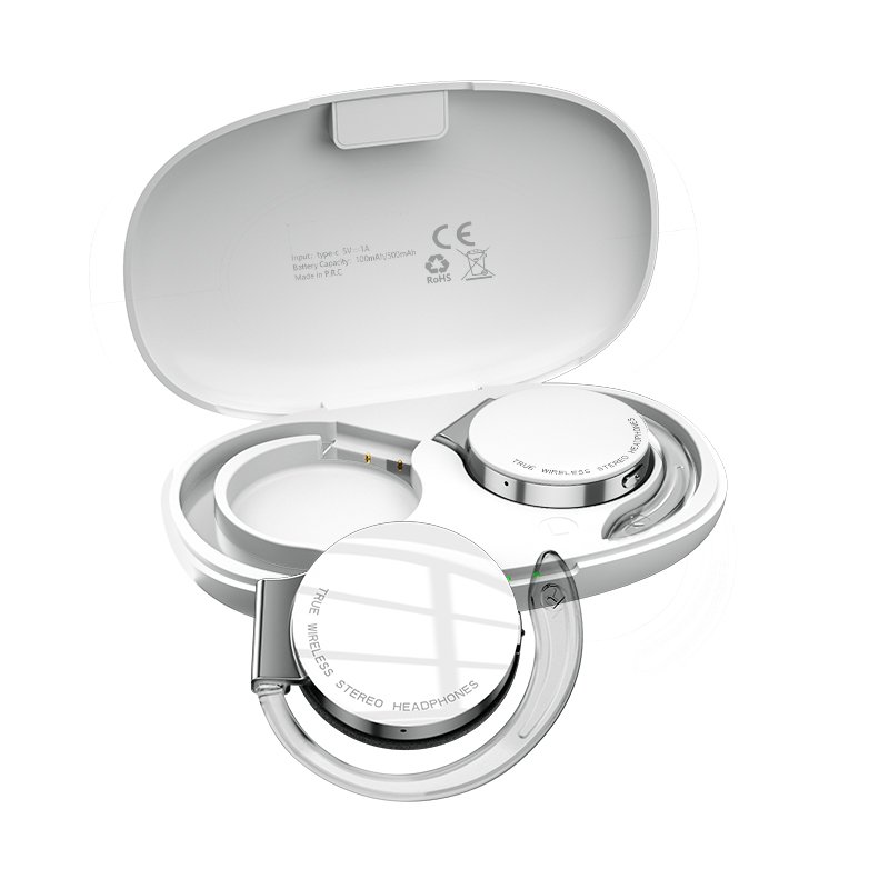 2022 wireless earbuds waterproof noise cancelling high quality tws earphone bluetooth open ear headphones with LED lightning