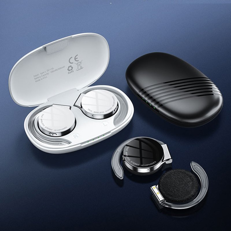 2022 wireless earbuds waterproof noise cancelling high quality tws earphone bluetooth open ear headphones with LED lightning