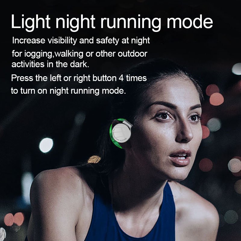 2022 wireless earbuds waterproof noise cancelling high quality tws earphone bluetooth open ear headphones with LED lightning