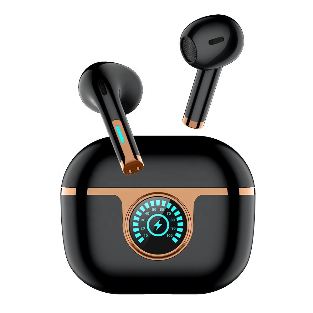 Wireless Charging Bluetooth Earbuds Support Wireless Charging Dual Mic Noise Cancellation Type-c Earphone
