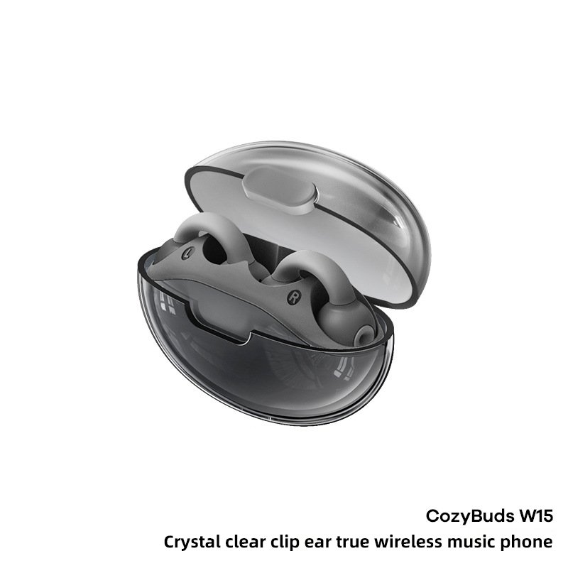 OWS Noise Cancelling TWS Earphones & Headphones Sports Wireless Bluetooth Headphones with Ear Clip Workout Outdoor Activities
