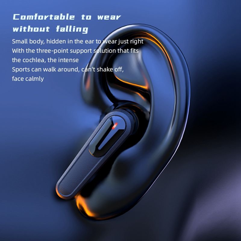 TWS Pro80 LED Breathing Light Wireless Earbuds Good Bass Sound Headset Gaming In-ear Earphone & Headphones