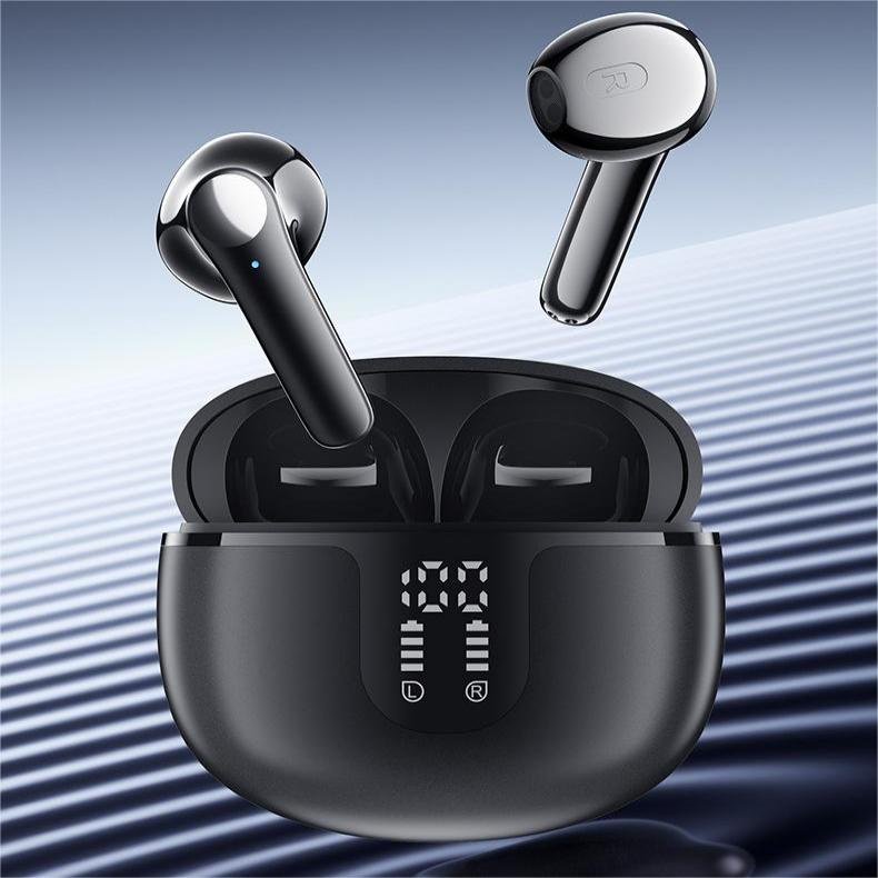 New Wireless Bluetooth Headphones Noise Reduction Conduction LCD Display IPX5 Waterproof Earphone for game BT5.3 TWS Earbuds