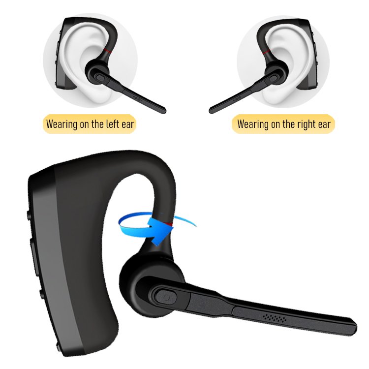 180 Rotate Long Standby Driving Sport Wireless Earphones For Android Ios Phone Business Headphone Ear Hook Wireless Headset