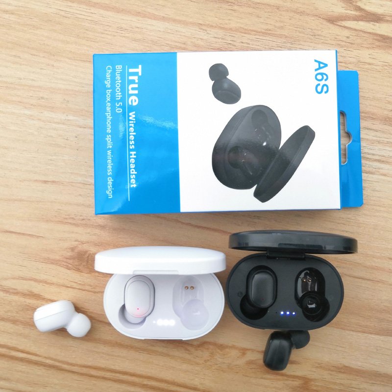 Noise cancelling sport headphones bluetooth wireless ear tws earphones pods for Android & iPhone