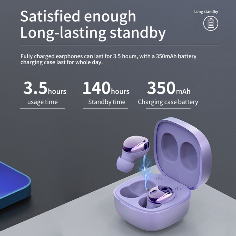 XY-30 Electroplate TWS Touch Wireless Earbuds Bluetooth 5.3 Noise Cancelling Headphones In-Ear Gaming Sports Earphones