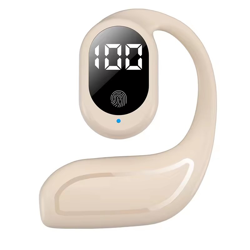 New Single-Ear BT Headset with Extended Battery Life and OWS Open-Ear Transmission for Sport Wireless Earphones