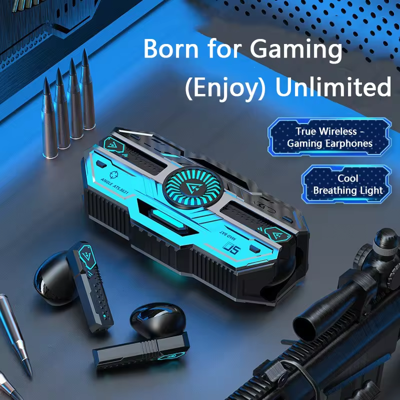 Newest Design X37 Earphones Low Delay Intelligent Noise Reduction TWS Gaming In-ear Earbuds Stereo Wireless Earphone
