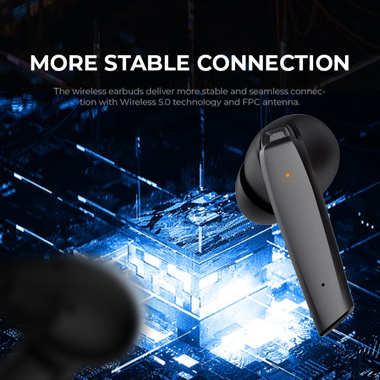 Havit TW929 PRO 13mm Driver Dual Mic ENC In-ear Sensor In-ear Detection 60ms Low Latency Gaming TWS Earbuds Wireless Earphones