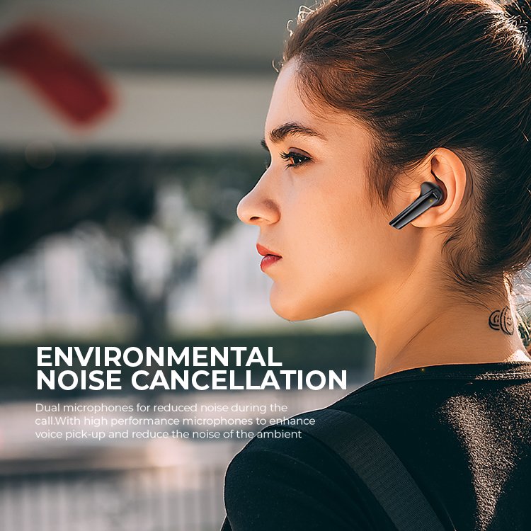 Havit TW929 PRO 13mm Driver Dual Mic ENC In-ear Sensor In-ear Detection 60ms Low Latency Gaming TWS Earbuds Wireless Earphones