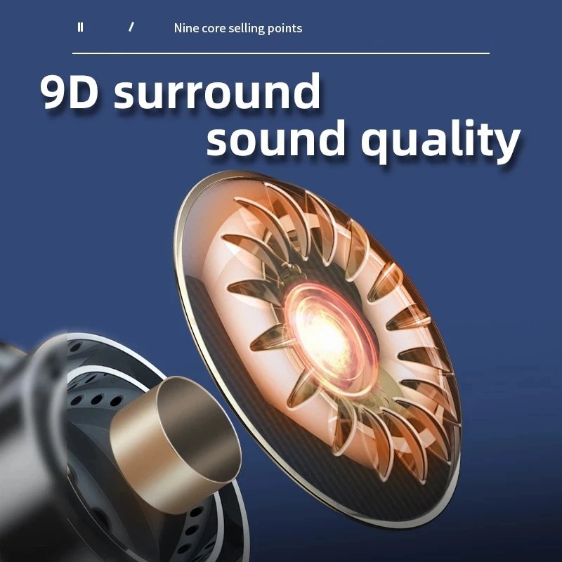 2022 N35 TWS Gaming Earphones Touch Earbuds Blue-tooth Wireless Headphones 300mAh Battery Long Standby HIFI Waterproof Headset