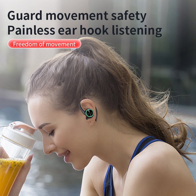 Wireless Earbud 5.3 Stereo Bass Earphones 2024 Noise Cancelling Ear Buds 40H Dual Mic Call Earb Sports Earphones Headphones