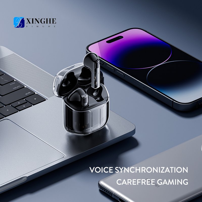 Hot Selling Wireless Earphone Headphones 5.3 tws Bass Listening Music Noise Cancelling Waterproof Earphones