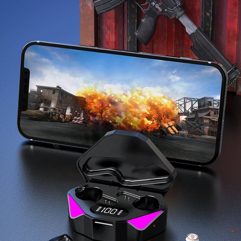 OEM Wireless Headphone X15 TWS Earphones HiFi Stereo Sport Game Earbuds with Mic Noise Reduce Gaming Earphone