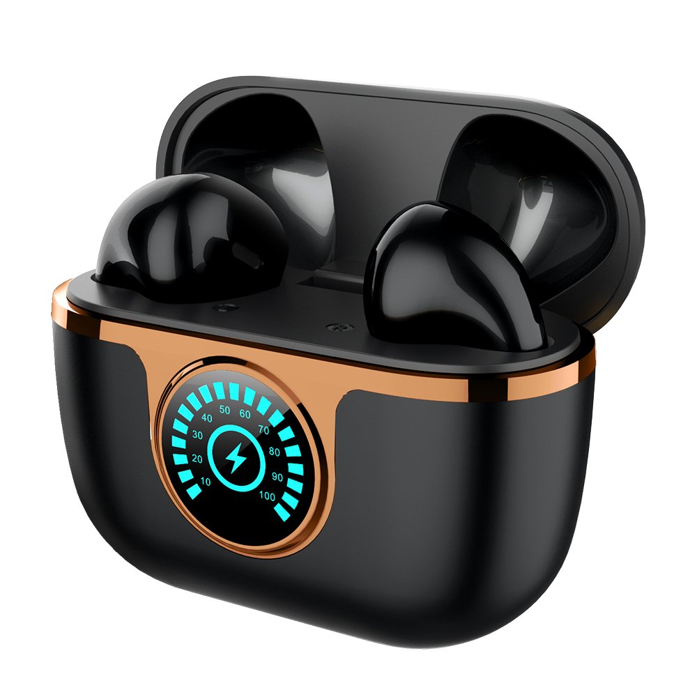 Bluetooth V5.3 Stereo Earbuds In- Ear Wireless Earphone J1 Battery Display Headphone