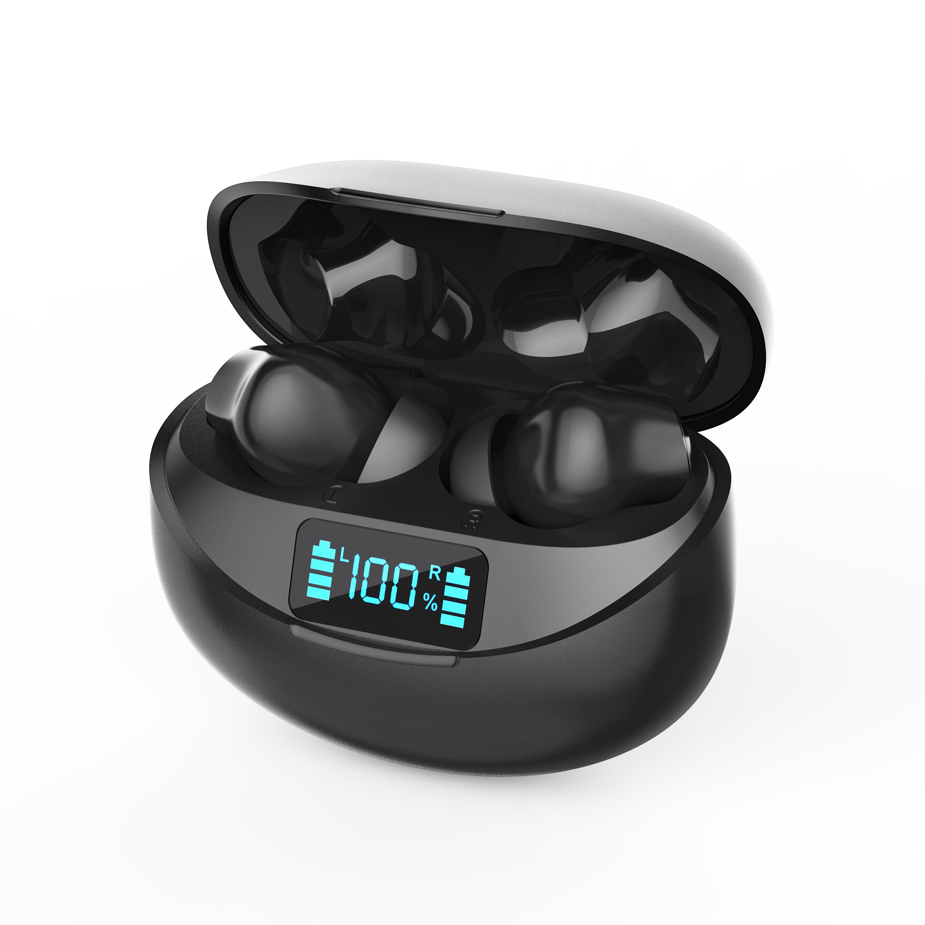 i17 Earphone Headphone Wireless Noise Cancelling Earbuds Built-in Microphone IPX5-6 Rating Sweat Resistant Earphones Headset