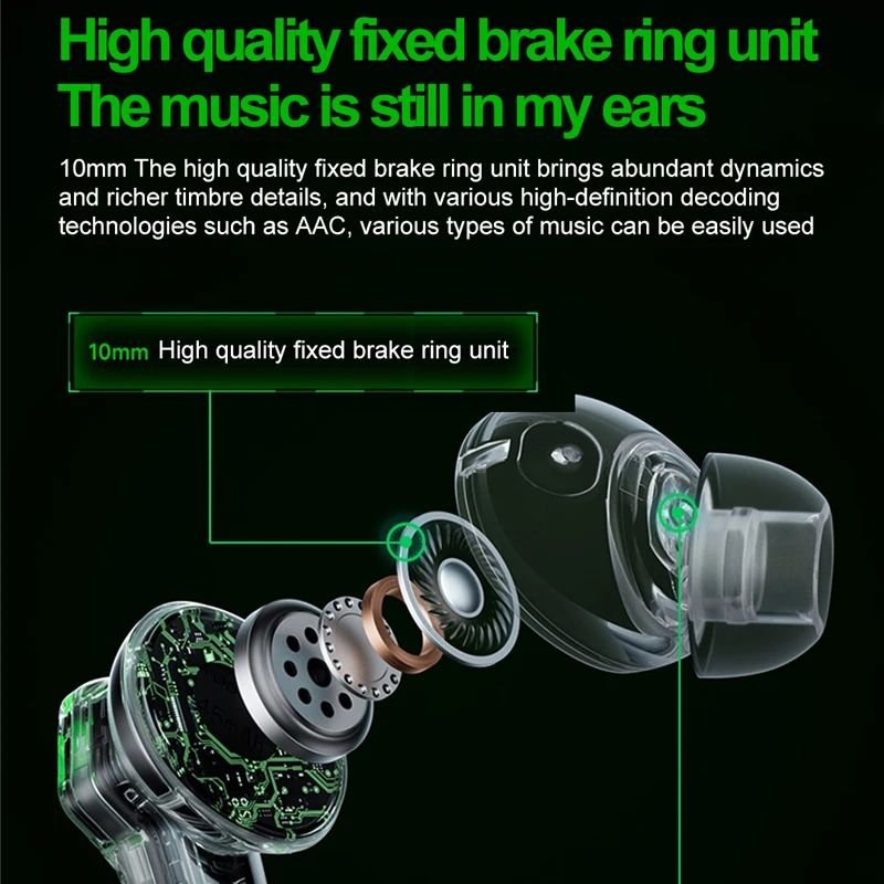 BlackShark TWS JoyBuds OWS Gaming Earphones Youth Ver Wireless Earbuds 5.3 Game Sports earphone