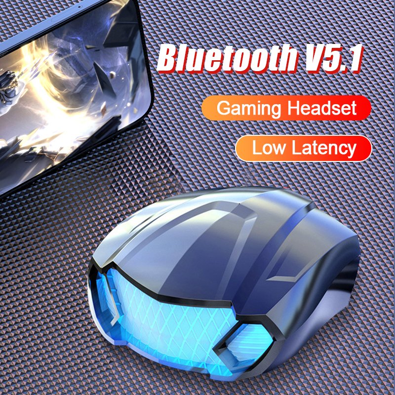 Dodoup M5 BT 5.1 Waterproof Noise Cancelling Low Latency TWS Gaming Earbuds Earphones
