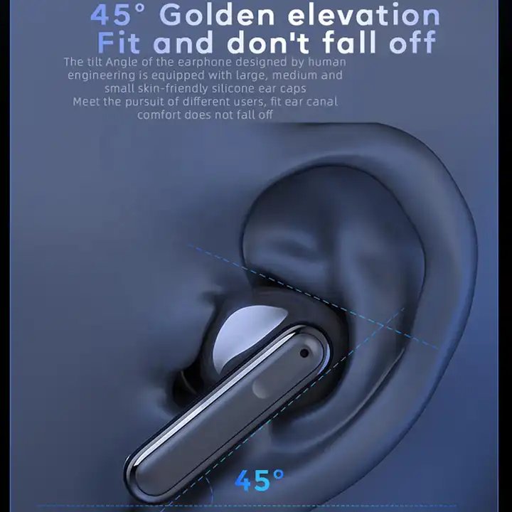Xy-17 Noise Cancelling Tws Earphone Fast Charging Waterproof Anc Enc Gaming Earbud & In-ear Headphones