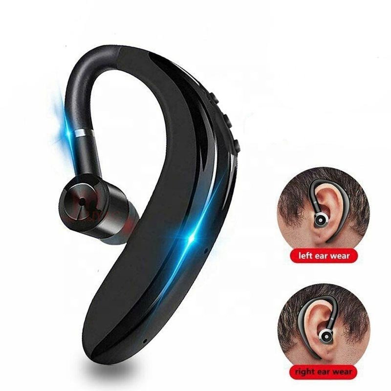 S109 Bluetooth Earphones Headphones Handsfree Earloop Wireless Headset Drive Call Sports Earphones With Mic For All Smart Phones