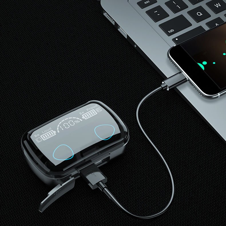Free Sample Shipping's Items Products Earbuds LED Display Power Bank M10 Headset TWS Gaming Wireless Earphones & Head Earbuds