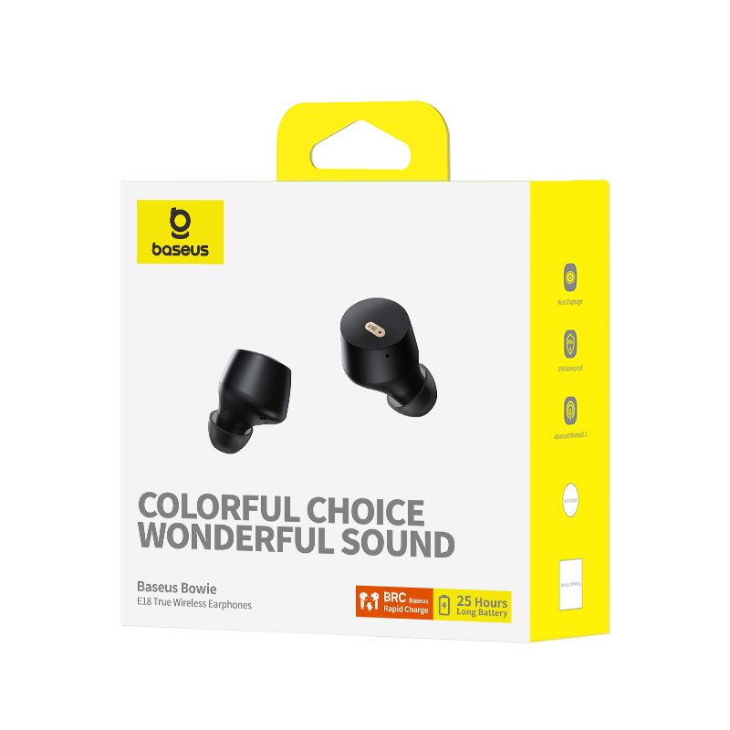 Baseus Bowie E18 True Wireless Blue Tooth 5.3 Audio Earbuds In Ear Sports Earphone