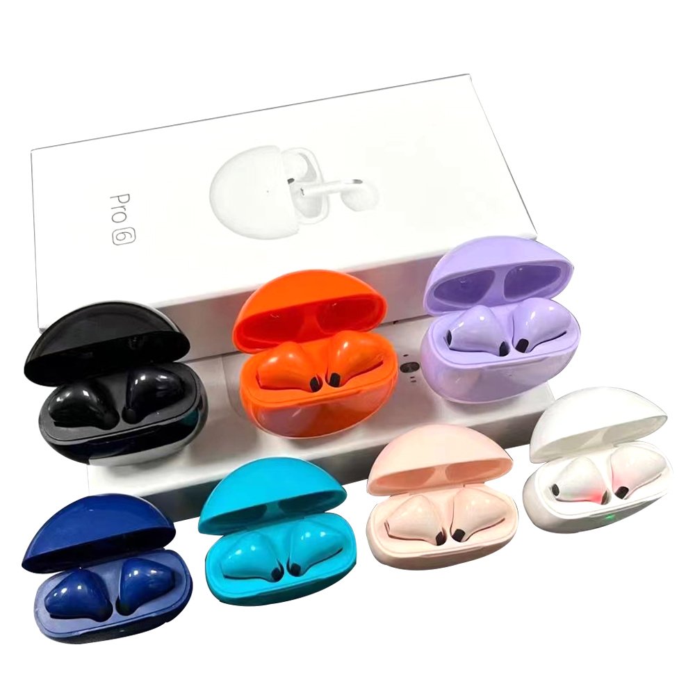 2024 Pro6 Mini TWS Wireless earbuds High and low bass in-ear V5.3