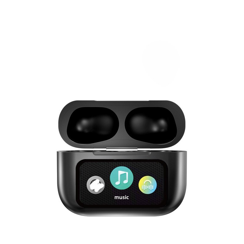 New Upgrade A9 Pro APP Wireless BT5.4 Earbuds With Touch Screen Life Waterproof ENC ANC Noise Cancelling Headphones
