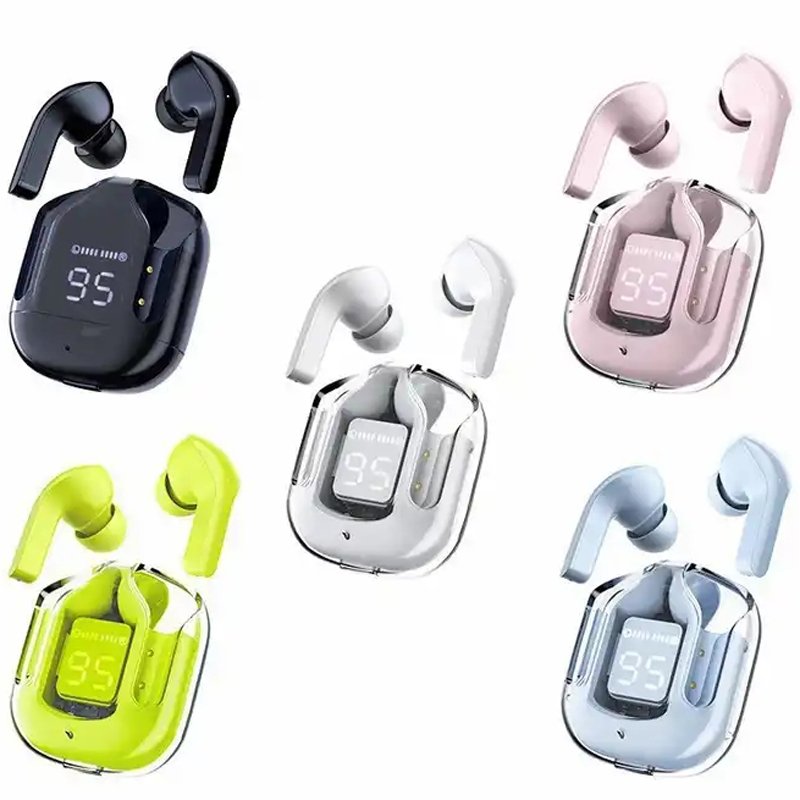 Cheapest Tws Air31 Wireless Earbuds Transparent Crystal Case Audifonos Mini Sports Earphone Air 31 Auriculares Hearing Aids