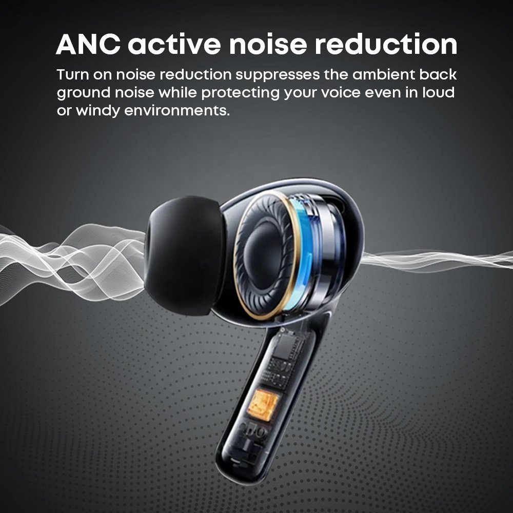 OEM/ODM Portable ANC+ENC Auriculares Bluetooth 5.4 Earphone Tws Headphone Mini Low latency Noise Cancelling Wireless Earbuds