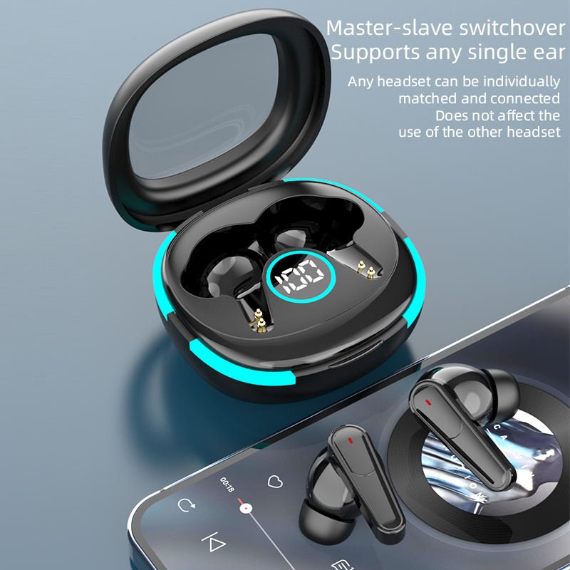 Hot Sale noise cancelling TWS Earphones HD Voice Noise Cancelling Earbuds Sports Gaming BT Wireless Headphones With Charging Box