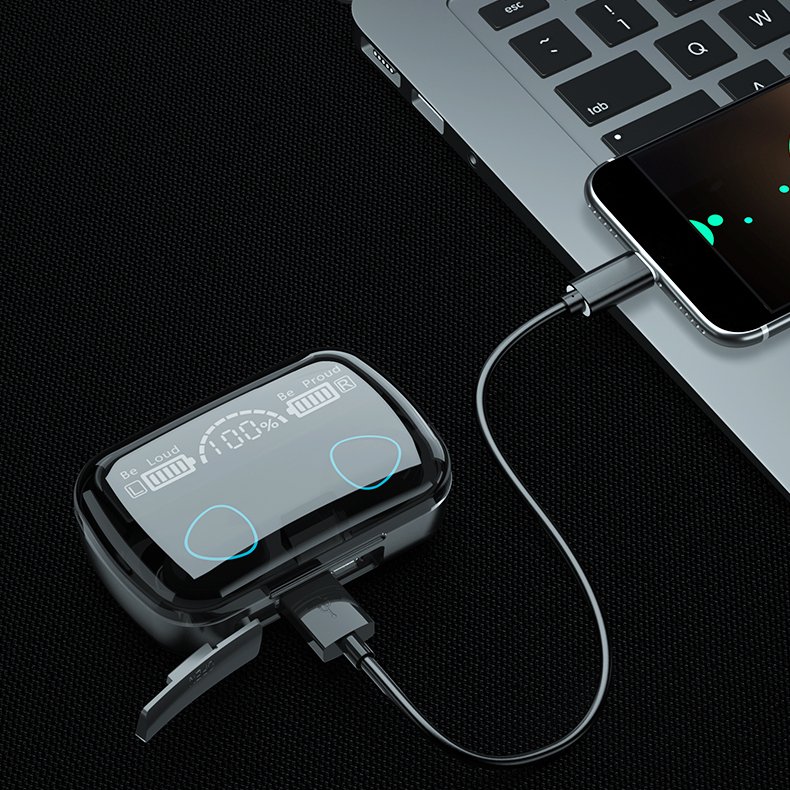 Free Sample Shipping's Items Products Earbuds LED Display Power Bank M10 Headset TWS Gaming Wireless Earphones & Head Earbuds