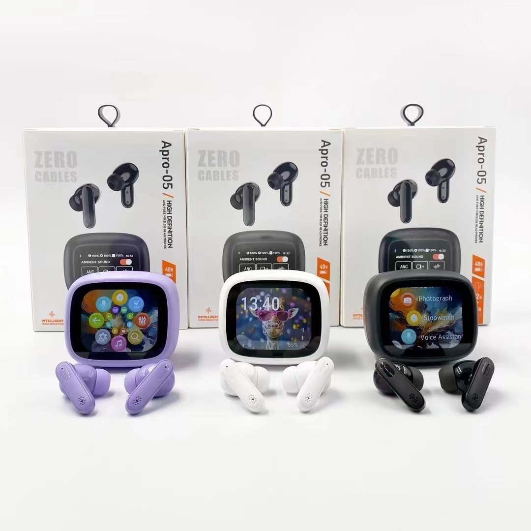 Apro 05 Wireless Earbud BT 5.4 Earphone ANC+ENC In Ear Touch Screen Control Active Noise Reduction Gaming Headet audifonos