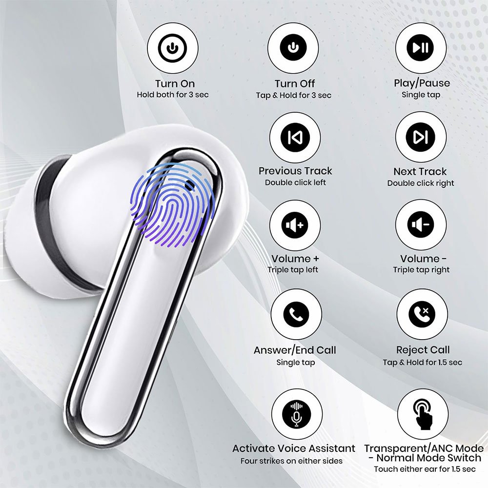 True Wireless Earbuds ENC Noise Canceling TWS Earphone HIFI Stereo Sport Gaming Earphone 350mAh Low Latency