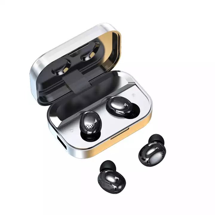 2022 Now Ready To Ship YD04 TWS 9D Stereo TWS Wireless YD04 Earphone Green Light Touch Control Wireless Headset