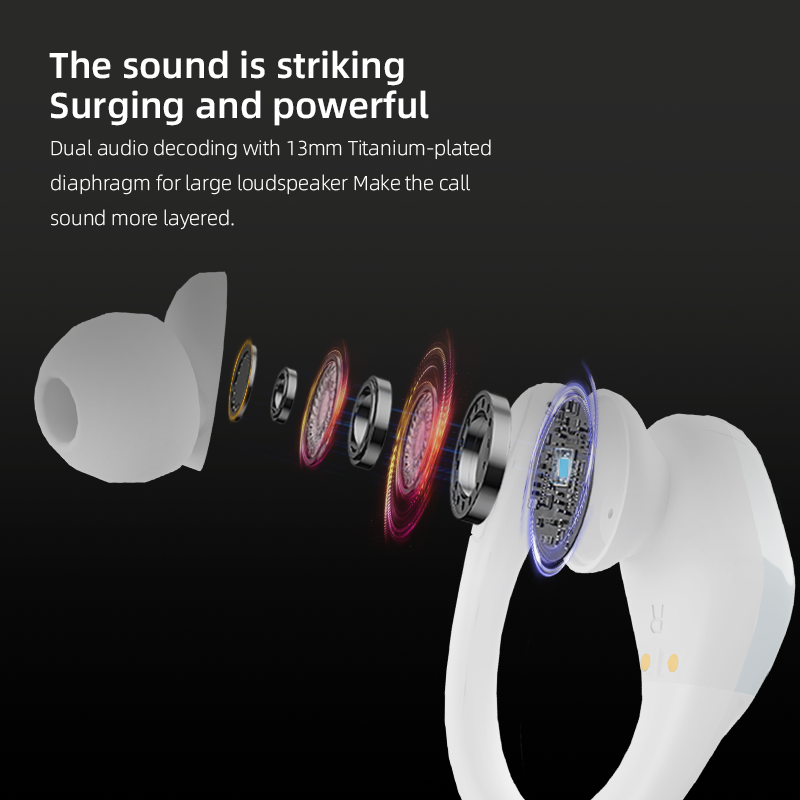 New Trend TWS BT5.3 Noise Cancelling Ear Phone Handsfree True Wireless Earbuds Waterproof In-ear Stereo Mini Headphones Earphone