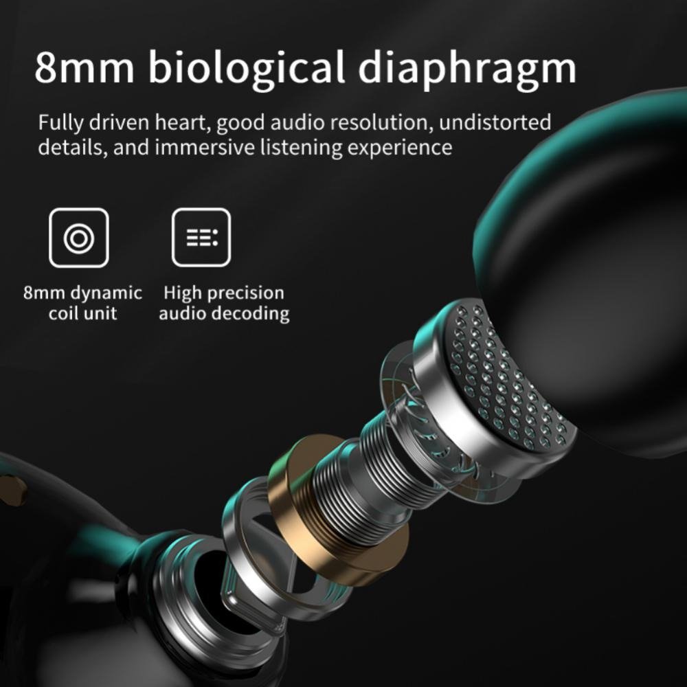 New Game Tws M25 Bt 5.2 Low Latency Earphone 8D HiFi Led Light Touch Wireless Headsets In-ear Gaming Earbuds