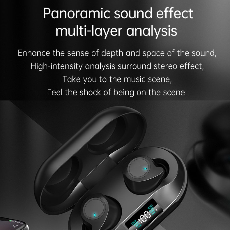2024 New Electronics Gaming TWS DX20 Headphones Audifonos Wireless Earbuds Business ANC ENC Noise Canceling Earbuds Earphones