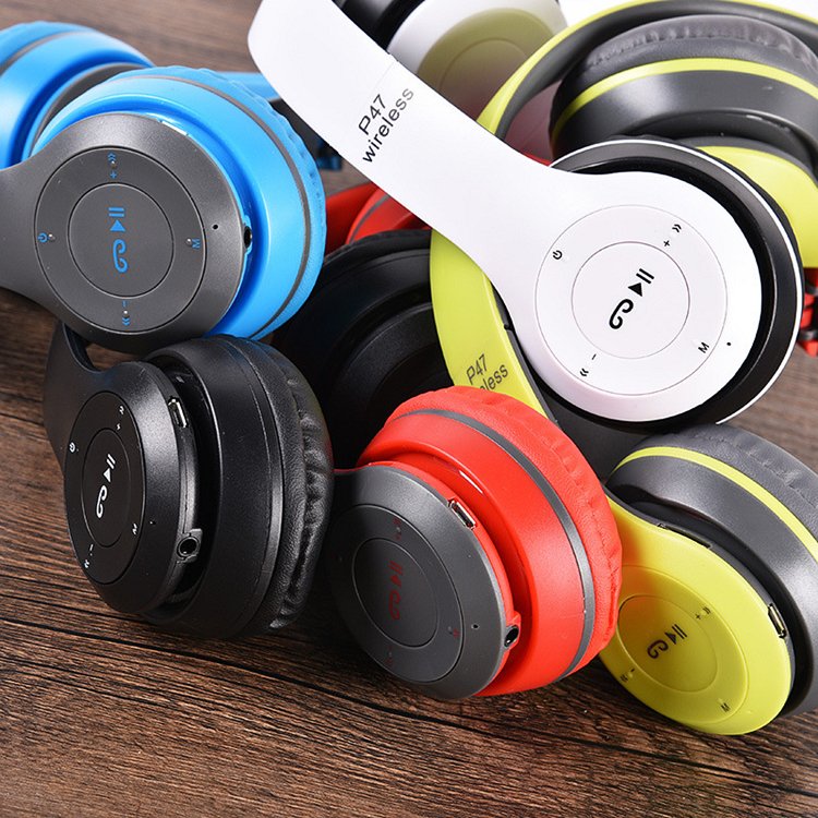 2024 Original P47 Wireless 5.0 Mini Tws Headphone Aux Line In Earphone Headphones Earbuds Bass