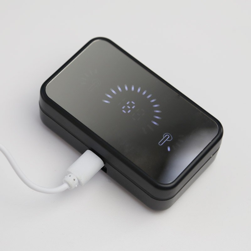 S20 OEM Wireless BT TWS Earbuds Mirror Stereo Noise Cancelling and Game Function In-Ear Sports Earphones with power bank