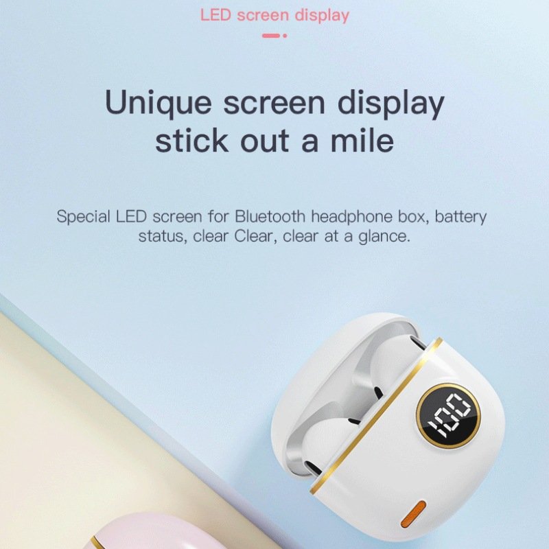 New Hot Selling Wireless TWS Earphones Hifi Stereo Retro TWS Headphones for iPhone Android Wireless Earbuds PC Gaming