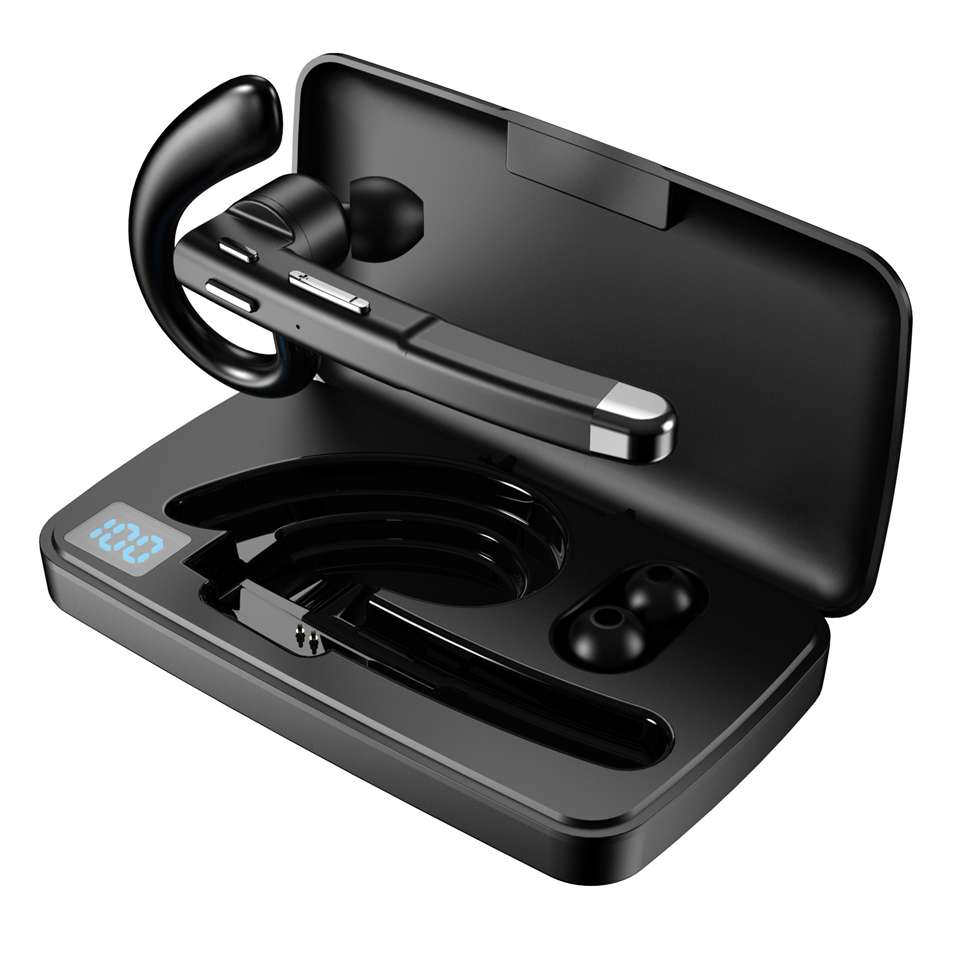 YYK-520 Single Ear Earbuds V5.2 Bluetooth Earphone Headset Stereo Wireless Noise Canceling Headphone Hands-Free Sports Earpiece