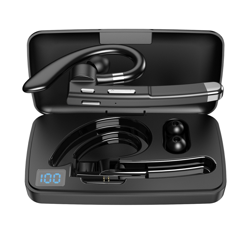 YYK-520 Single Ear Earbuds V5.2 Bluetooth Earphone Headset Stereo Wireless Noise Canceling Headphone Hands-Free Sports Earpiece