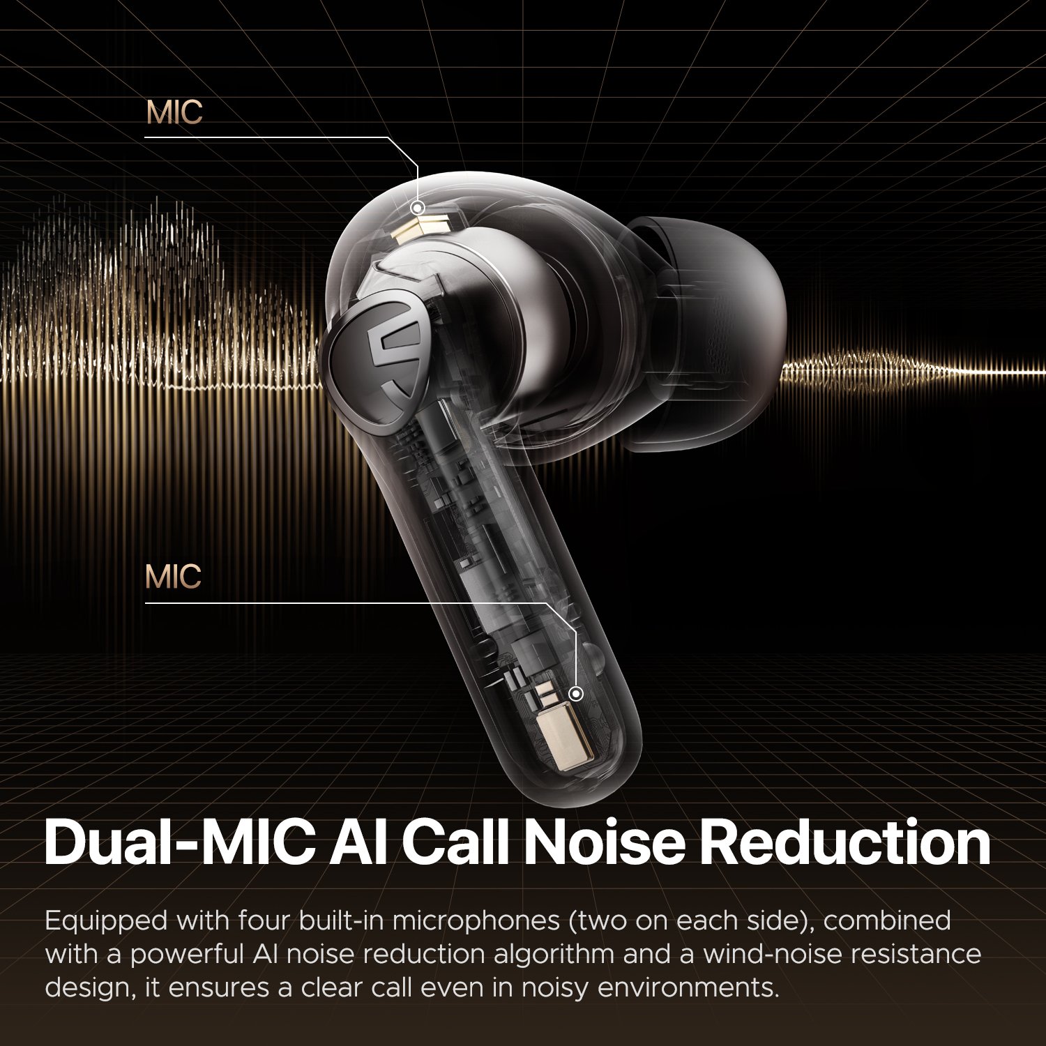 2024 SOUNDPEATS Newest T3 Pro wireless Earphones BT5.4 with ANC noise cancellation Hot seller In-ear TWS Earbuds
