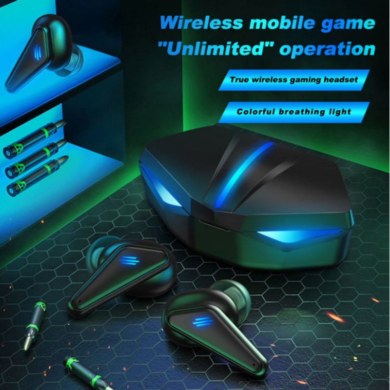 Hot Sale Gaming Headset Noise Cancelling 5.0 Wireless Earbuds Audifonos TWS Earbuds Alien Latency Stereo Wireless Earphone K55