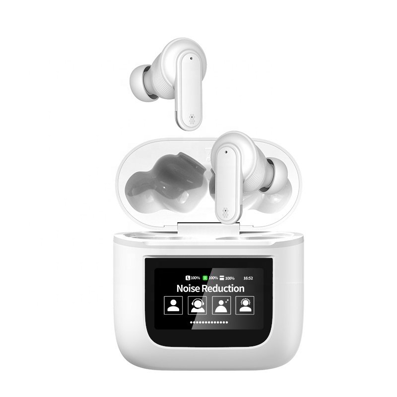 2024 trending full touch screen Noise Cancelling TWS Earphones and Headphones hifi in ear earbuds for tablet cellphone