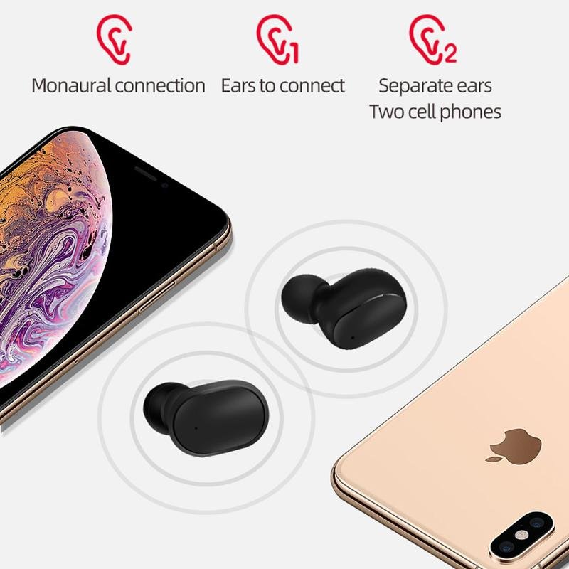 E6S E7S E8S E9S A7S A8S A9S A6s Headset Earphone Headphone Built-In Mic Air Dots Tws Earbuds Headset for Xiaomi Xiao Mi Redmi